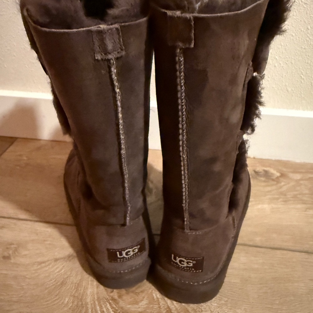 UGG Chocolate Suede Boots